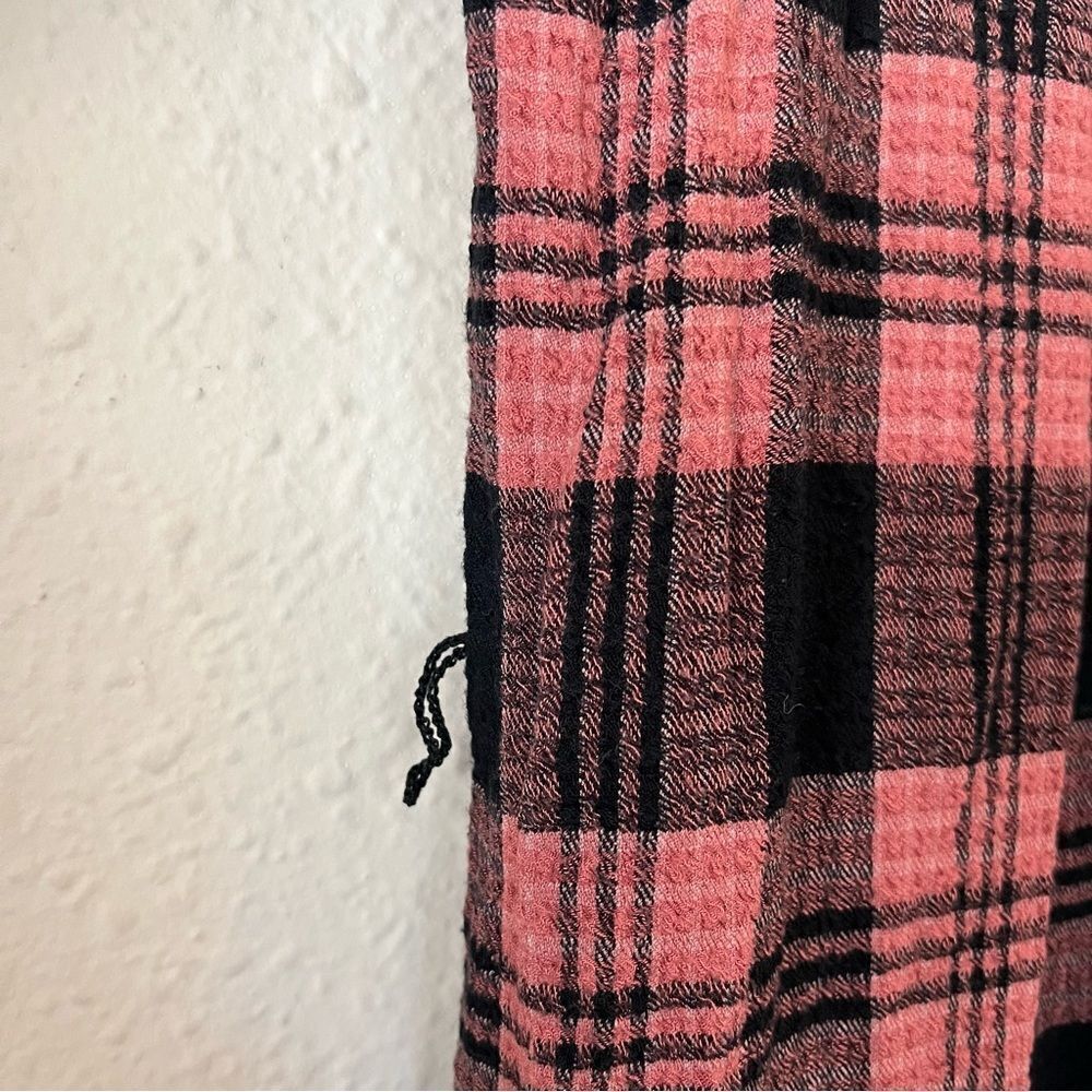 Anthropologie Cloth & Stone Daia Plaid Mini Dress Size Large (Missing Belt) - Picture 6 of 10